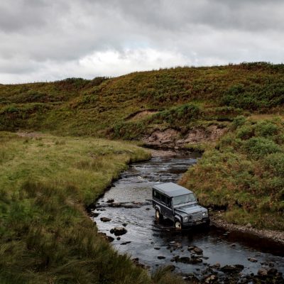 Off roading in Gleneagles, Scotland