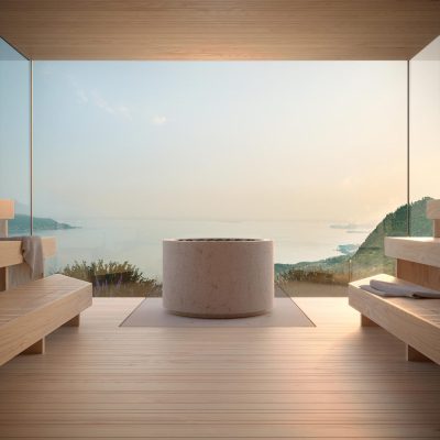 Panoramic Sauna at Lefay
