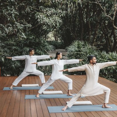 Yoga at Six Senses Vana